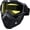 Yellow, variant on Paintball Mask Anti Fog, Full Face Tactical Mask Goggles Detachable for Motorcycle Cycling Skiing Halloween CS Game Cosplay