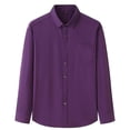 thumbnail image 1 of Men's Classic Large Size Comfortable Long Sleeve Shirt, 1 of 1