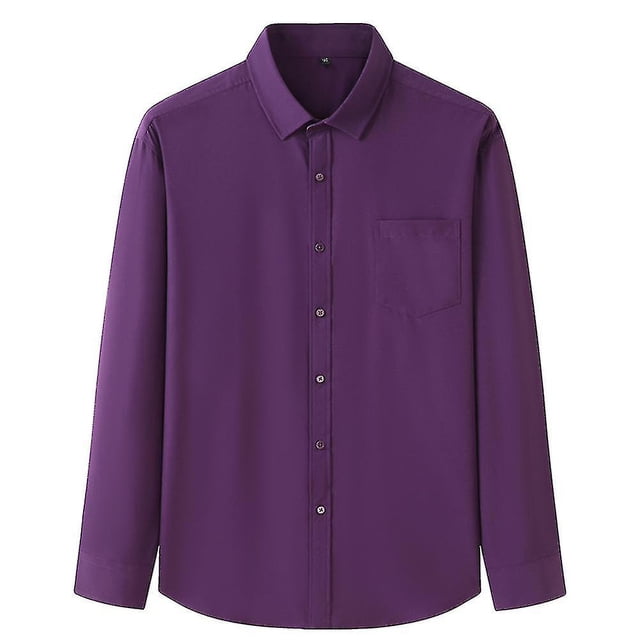 Men's Classic Large Size Comfortable Long Sleeve Shirt