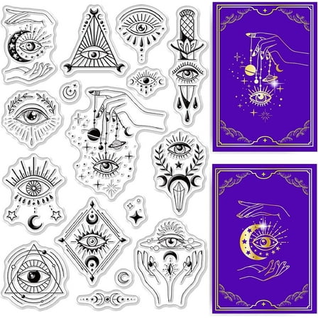 Egypt Eye Mystic Silicone Clear Stamps