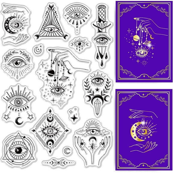 Egypt Eye Mystic Silicone Clear Stamps