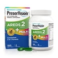 thumbnail image 1 of PreserVision AREDS 2 + Multivitamina 2 en 1 para ojos contiene vitamina C, E y cápsulas blandas de zinc El embalaje puede variar, 100 unidades, 1 of 5