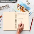 thumbnail image 5 of Wirebound Notebook Hardcover Spiral Notebooks Cute Hedgehog in Hat, 60 Pages, 80 GSM, 5.7 x 8.3in, 5 of 6