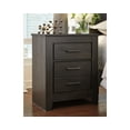 thumbnail image 2 of Signature Design by Ashley Casual Brinxton 2 Drawer Nightstand, Charcoal, 2 of 9