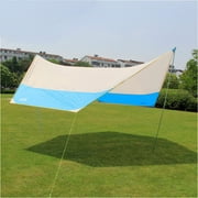 CNMODLE Outdoor Large Anti UV Automobile Cars Sunshade Rainproof Beach Tent Canopy Camping Fishing Awning Sun Shelter