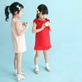thumbnail image 6 of Lovebay Baby Grils Sleeveless Lace Flower Knit Straight Dress for Toddler,Little Kids, 6 of 7