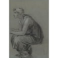 thumbnail image 2 of Pierre-Paul Prud'hon 18x24 Gold Ornate Framed and Double Matted Museum Art Print Titled - Study for Astyanax's Nurse (ca. 1812), 2 of 4