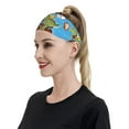 thumbnail image 5 of Uemuo Dinosaur Riding a Motorcycle Printed Sports Headbands for Men Women,Moisture Wicking Workout Headband, Sweatband Headbands,Non-slip Workout Gym Yoga Headband, 5 of 9