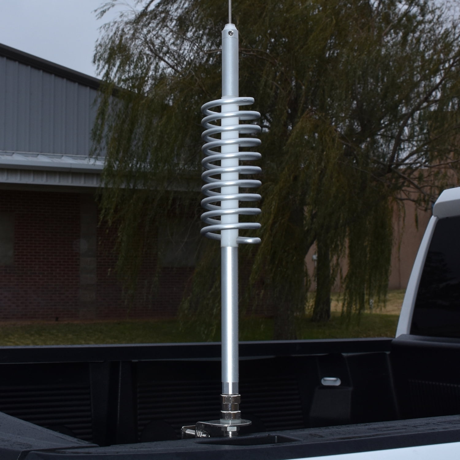 Tram TramCat TC-6 15,000-Watt Trucker Aluminum CB Antenna with 35-1/2-In. Stainless Steel Whip and 6-In. Shaft