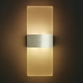 thumbnail image 2 of amdohai Modern Wall Sconce Acrylic Aluminum 6W LED Up Down Light AC, 2 of 7
