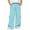 Blue, variant on CPNG Girls Casual Sweatpants Teen Girls Straight Wide Leg Loose Pants Side Bow Decoration Elastic High Waist Trousers(Navy,6-7 Years)