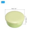 thumbnail image 2 of Uxcell Travel Soap Container 2 Pack Round Soap Holder Travel Case Box Green, 2 of 5