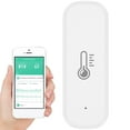 thumbnail image 1 of Pluokvzr Indoor Thermometer Hygrometer Smart Wireless WiFi Bluetooth Home Greenhouse Temperature Humidity, 1 of 11