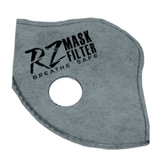 RZ Mask F1 Active Carbon Replacement Filters for Air Filtration Face Mask [3-pack] Extra Large
