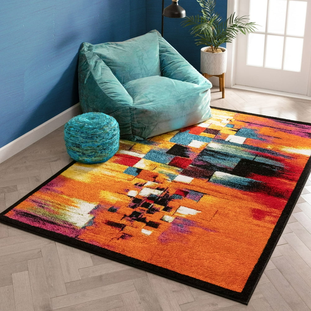 Well Woven Viva Multicolor Modern Abstract Lines 7'10" x