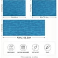 thumbnail image 4 of GZHJMY Blue Knitted Texture Satin Pillowcases for Hair and Skin Soft Like Silk Pillowcase, Satin Cooling Pillow Cases with Envelope Closure, Comfortable and Breathable, 20" x 30" Home Decor, 4 of 7