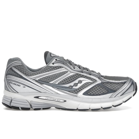 Saucony Men's ProGrid Guide 7 Grey Silver Shoes, from StockX