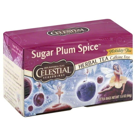 tea seasonings celestial herbal plum spice sugar count