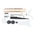 thumbnail image 6 of Dancing Hobby S38 Savage Bobber 1000mm Wingspan Balsa Wood Remote Control Airplane KIT/ KIT+ Combo - KIT+Motor+ESC+Servo+Prop+Film Pack, 6 of 7