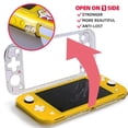 thumbnail image 3 of Funda protectora compatible con Nintendo Switch Lite, color rosa, carcasa rígida transparente antigolpes con diseño de Animal Crossing, 3 of 4