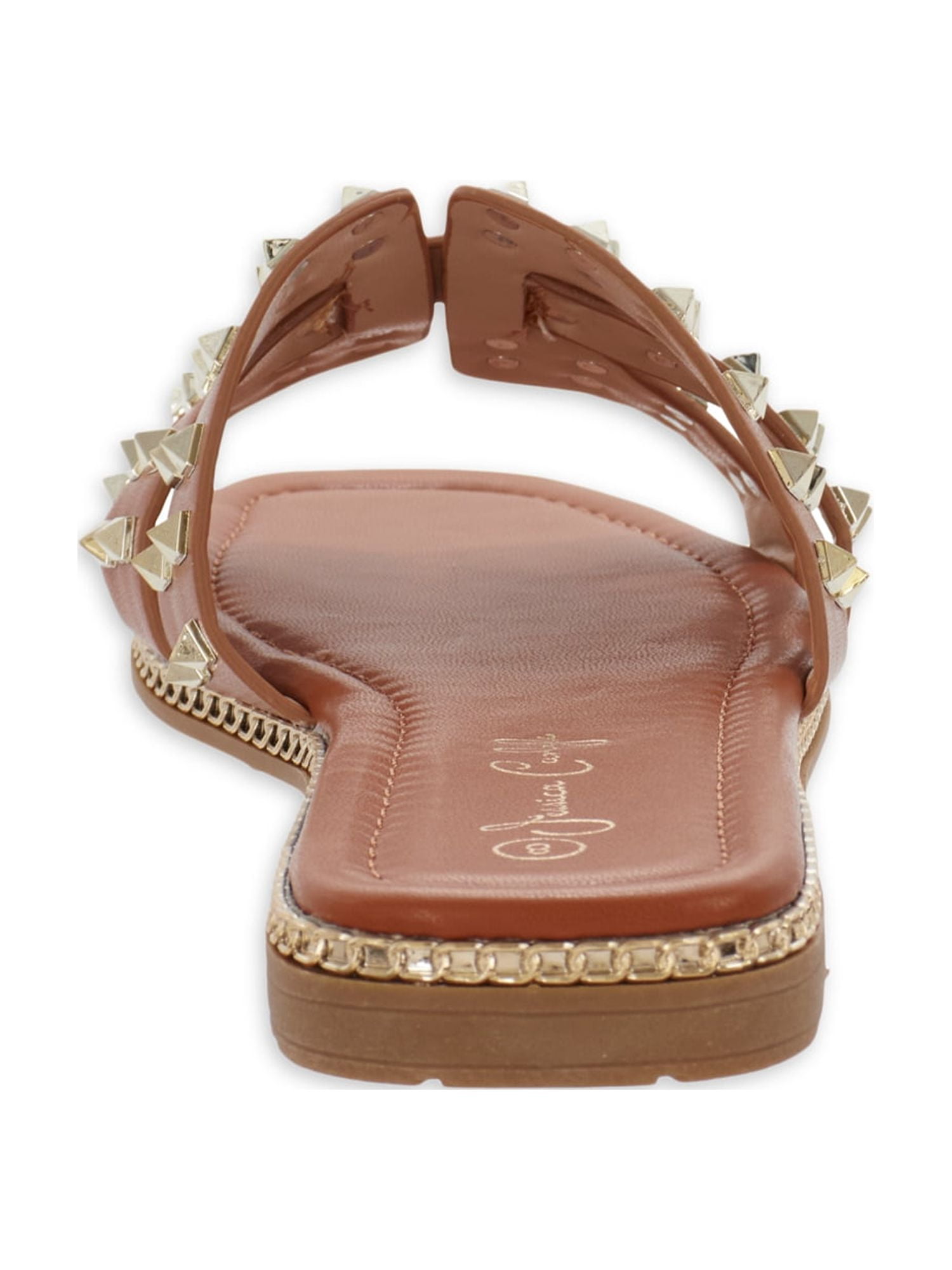 Jessica Carlyle Women's Sue Studded H-Band Flat Sandals