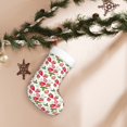 thumbnail image 7 of Salouo Strawberry1 Print Christmas Stockings,Large Xmas Stocking Set of 1 Holiday and Farmhouse Stocking for Christmas Holiday Party Decoration(17.7*11 Inch), 7 of 7