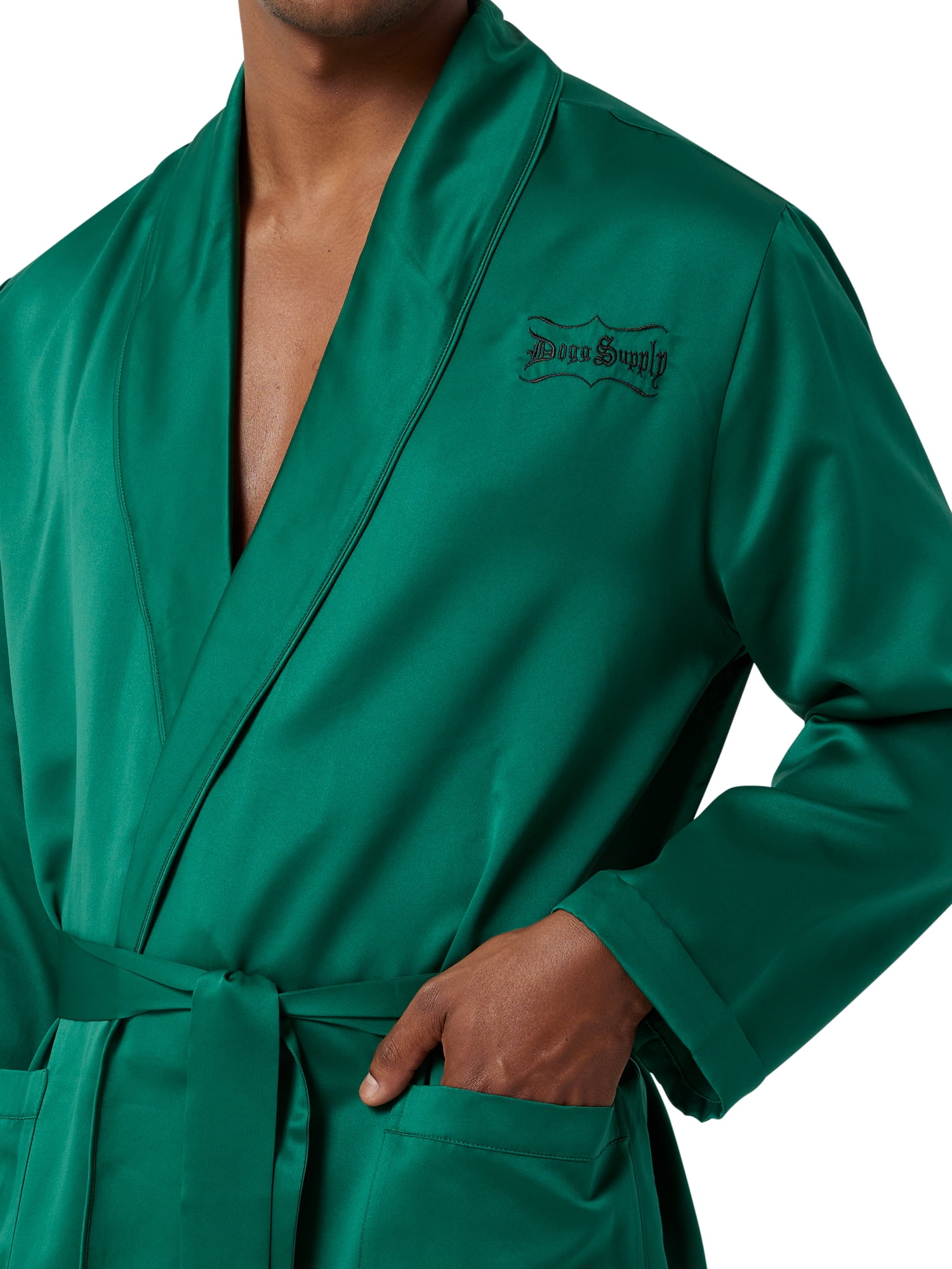 Dogg Supply by Snoop Dogg Mens Poly Satin Robe
