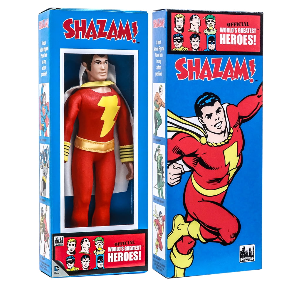 JUSTICE LEAGUE OF AMERICA; SHAZAM; 8 Inch Action Figure  New Loose In Polybag 