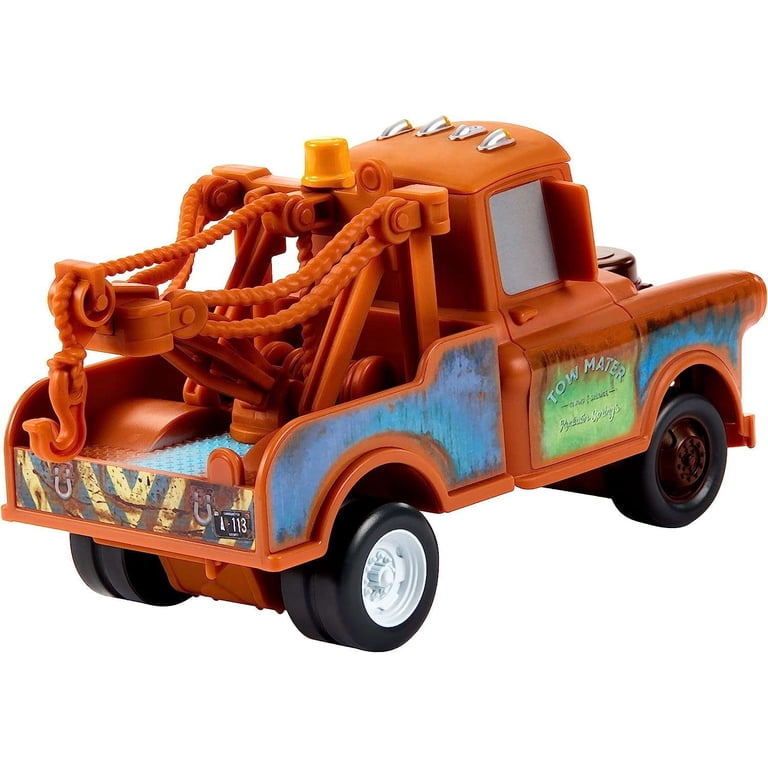 Mattel Disney Pixar Cars Moving Moments Toy Mater Truck, 7-Inch