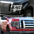 thumbnail image 4 of AJP Distributors Black Housing LED DRL Tube Bar Halogen Headlights Bumper Signal Lamps Assembly Pair LH+RH Compatible/Replacement For Ford F-150 F150 2009 2010 2011 2012 2013 2014 09 10 11 12 13 14, 4 of 10