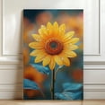 thumbnail image 4 of Sunflower Flower Canvas Wall Art 8x12 inches - French Country Botanical Sunflower Flower Watercolor Canvas Art for Cozy Room, 4 of 5
