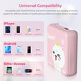 thumbnail image 6 of Yoobao Portable Charger 20W 10000mAh Cute USB-C in & Out Power Bank Fast Charging, PD 3.0+QC 4.0 High-Speed Charging Phone Battery Pack for iPhone 14 13 12Pro Max iPad Samsung - Pink Cat, 6 of 8
