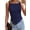 Black & Blue, variant on Asymmetrical Tops for Women Sleeveless Twist Straps Slim Fit Y2K Ruched Tank Shirts Going Out Top Deep Red L
