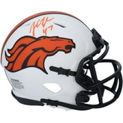John Lynch Denver Broncos Autographed Riddell Lunar Eclipse Alternate Speed Mini Helmet - Fanatics Authentic Certified
