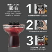 Bartesian Duet Cocktail Machine, 750 mL Glass Spirit Bottles, with LCD Display with Intuitive Controls
