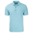 thumbnail image 2 of Men's Cutter & Buck  Powder Blue San Francisco 49ers Forge Eco Heather Stripe Stretch Recycled Big & Tall Polo, 2 of 3