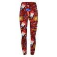 thumbnail image 4 of Vivianyo HD Women's Independence Day Yoga Patriotic Pants Fashion Casual 4Th Of July American Flag Print Leggings with Yoga Sport Elastic Slim Pants（All Colors and Sizes）, 4 of 5