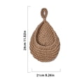 thumbnail image 3 of Sycwsmn Jute Hanging Basket Wicker Hanging Fruit Basket For Storing Fresh Produce Handmade Kitchen Pantry Organizer Storage Bags Comforter Storage Bag Reusable Storage Bags, 3 of 7