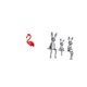 thumbnail image 5 of Figura Decorativa De Conejo Con Forma De Pájaro, Adorno Para Jardín, Accesorios Para Jardín De Hadas En El Patio Trasero, Escultura De Flamenco Para Jardín, Centro De Mesa Decorativo De, 5 of 8