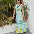 thumbnail image 3 of Rubber Duck Vestido Sin Mangas , Vestidos De Lujo Para Ocasiones Oficiales, 3 of 5