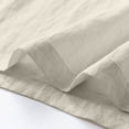 thumbnail image 5 of Mens Cotton Linen Polo Shirts Casual Short Sleeve V Neck Shirt Summer Beach Hippie Tshirt Shirt for Men Big and Tall Size M-3XL Beige, 5 of 7