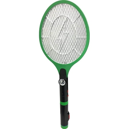 Flashlight Never Needs Batteries (2 in 1 Lightweight Electric Bug Zapper LED Flashlight No Batteries Needed Rechargeable Racket Fly Swatter Mosquito)