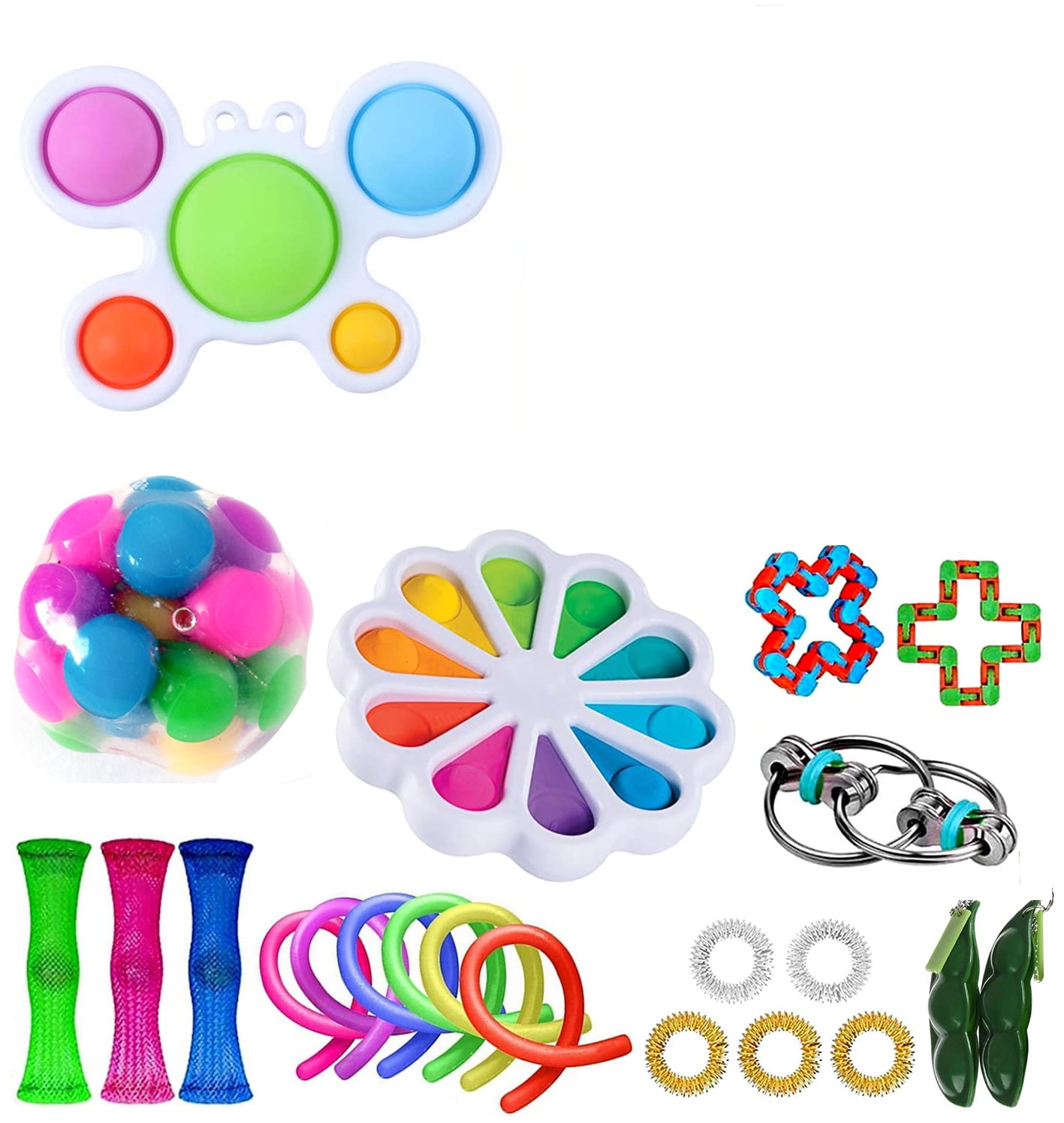 Fidget Toys Pop Its Fidget Pack Sensory Fidget Toys Cheap Fidget Pack