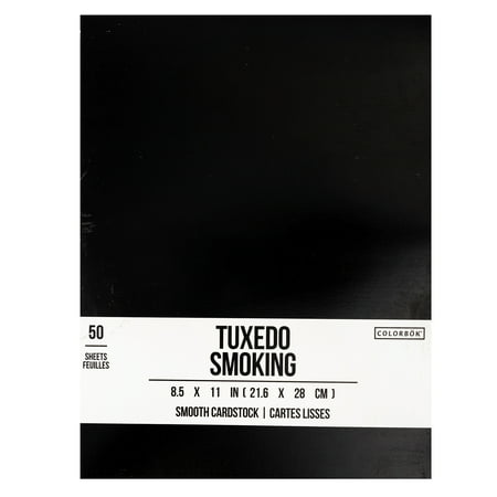 UPC: 0765468682785 | Colorbok Solid Tuxedo Black Smith Cardstock Pad 8.5 x11 121 lb./180 gsm 50 Sheets