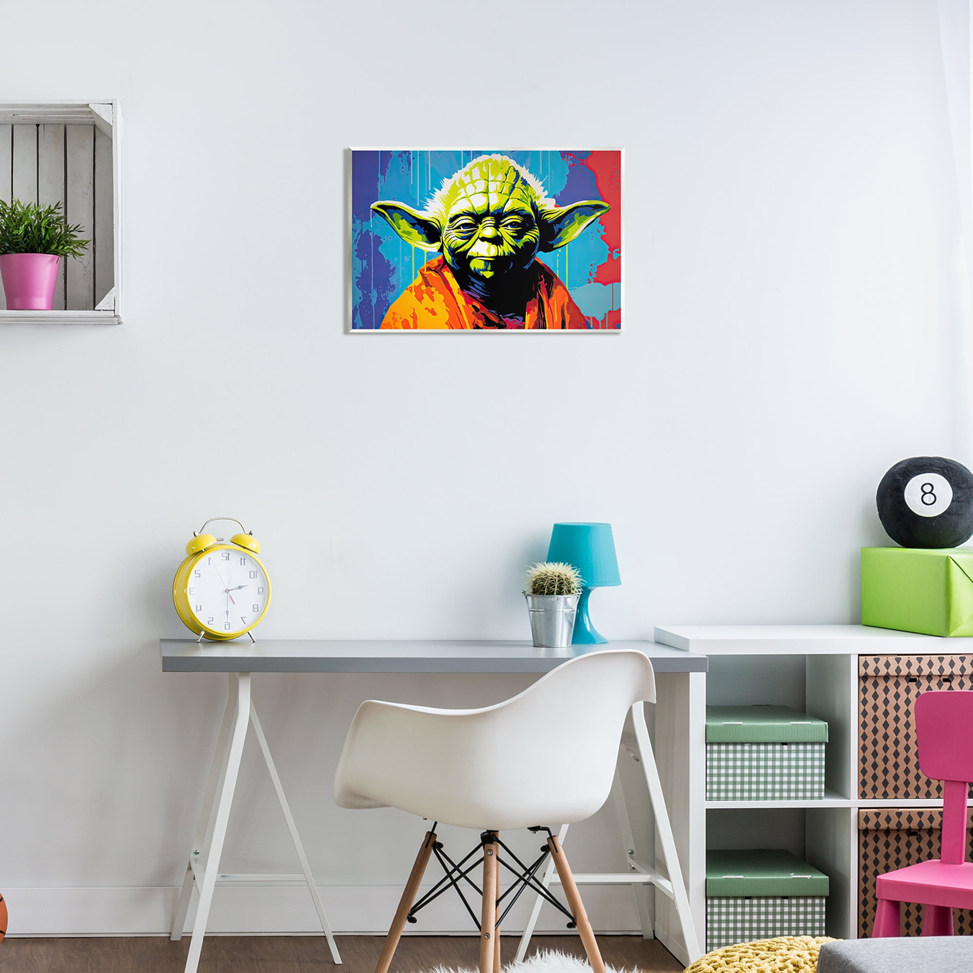 Stupell Industries Pop Style Sci-Fi Creature Fairy Tales & Fantasy Painting Unframed Art Print Wall Art, 19 x 13