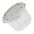 thumbnail image 3 of Tarro de almacenamiento de latas selladas transparentes de 4 rejillas con tapa multiabierta Cocina casera Contenedor de alimentos Herramienta S Advancent HA7658-04B, 3 of 7