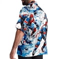 thumbnail image 3 of Ice Hockey Men's Short Sleeve Shirts with Spread Collar Tops, Casual Printed Poplin Shirt, Button Down Short Summer Beach Shirts - Unisex, 3 of 6