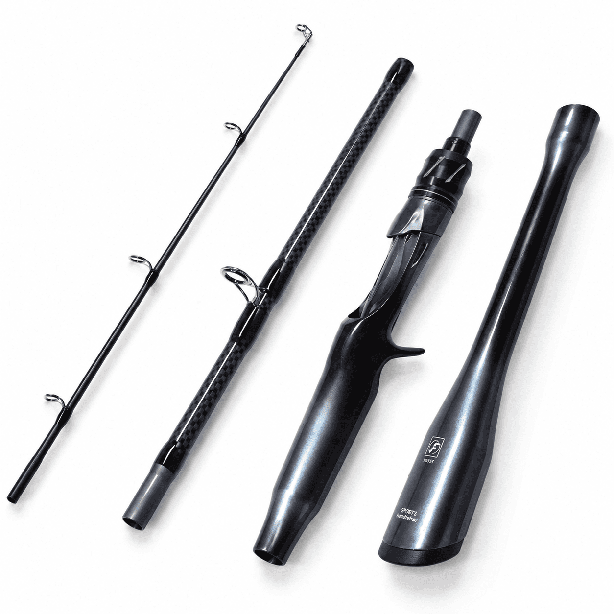 5.5FT Casting Rod Graphite Carbon Fiber Fishing Pole for Freshwater Saltwater