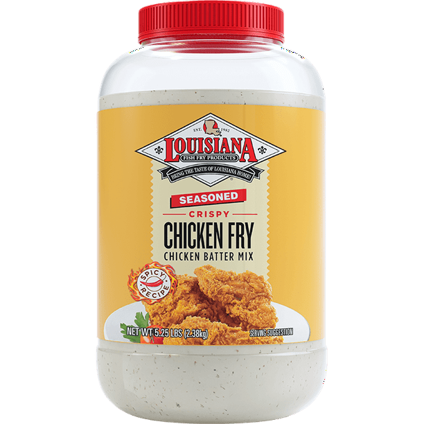 Louisiana Fish Fry Products Seasoned Crispy Chicken Fry Chicken Batter