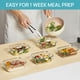 thumbnail image 3 of Recipientes de vidrio Vtopmart 650 ml con tapas, paquete de 5, 3 of 7